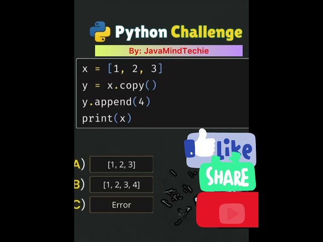 Comment the output?? |#python