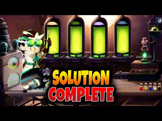 SOLUTION Complete LABORATOIRE Etape 3 #FOUNDGUS Brawl Stars