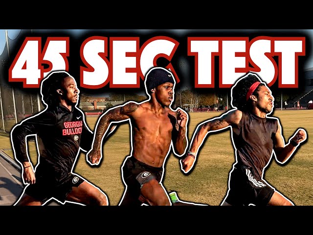 45 Sec All-Out Sprint Test w/ Georgia Men