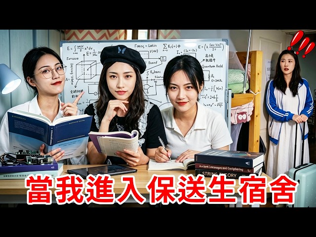 第一天進入保送生宿舍，大家都好優秀，瞬間覺得自己黯淡無光【芋頭快跑】