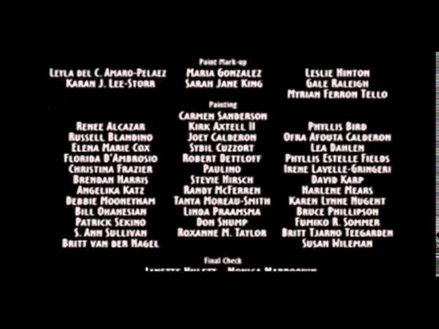 Pocahontas - Credits