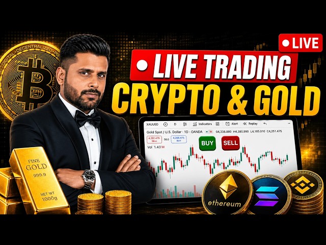 Gold Trading: The "Trap" Most Traders Miss (LIVE) | Btc live