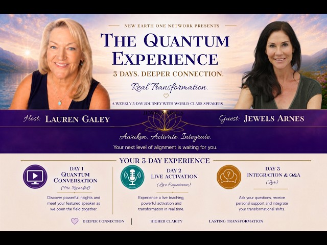 Day 2 - Activation: The Future is Encoded in your DNA | Quantum Conversation with Jewels Arnes