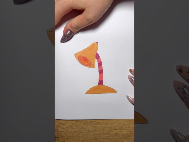 Drawing lamp 🪔 with Thread 🧵