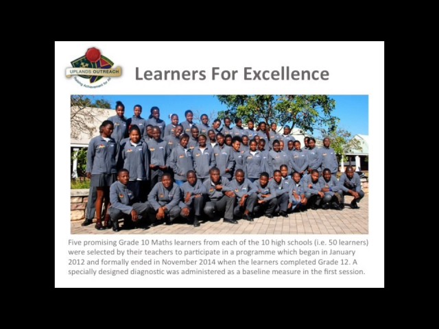 SLF Cape Town: Maths and Science - Tracey Butchart