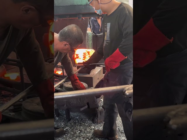 Inside the factory Punching and Forging Steel | Bearing Factory Workflow #process #machine #forging