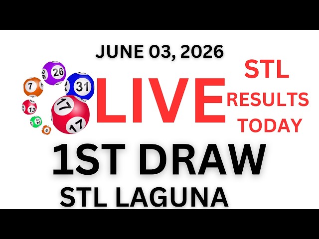 STL LAGUNA  12:00 PM DRAW  JUNE 3, 2026