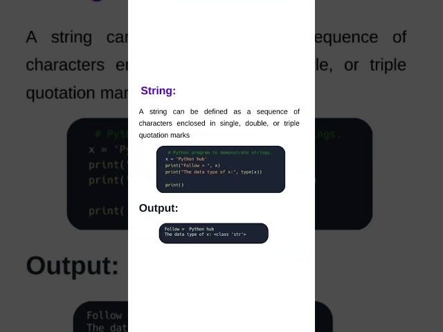DATA TYPES IN PYTHON