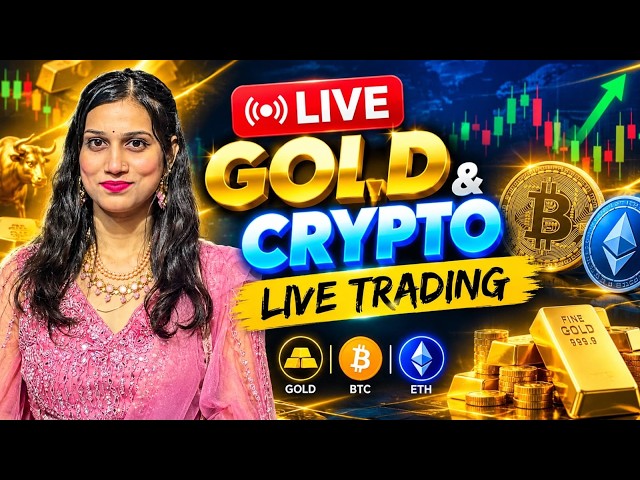 🔴LIVE GOLD TRADING /XAUUSD LIVE /BTCUSDLIVE #crypto #goldtrading  #livetrading #gold@Tradewithrakhi