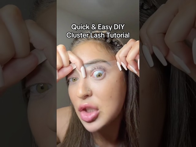 Quick & Easy DIY Cluster Lash Tutorial