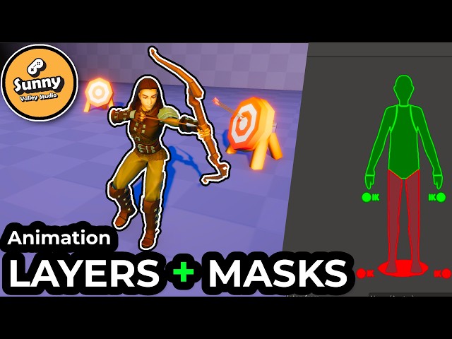 How to Combine Animations in Unity 6 using Avatar Masks & Layers (FREE project)
