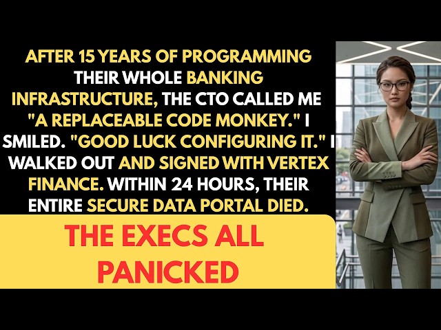 You're Just A Replaceable Code Monkey   So I Took Down Their $8B Bank  Workplace Revenge Story