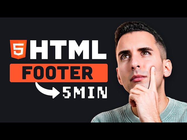 Footer Tag in HTML: What It's For and How to Use It (Example)
