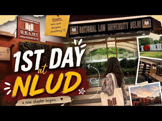 It's finally the Orientation Day at NLUD🥰🥹🌟