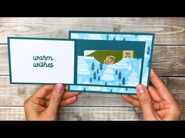 Quick & Easy Fun Fold Card with a Gift Card Pocket