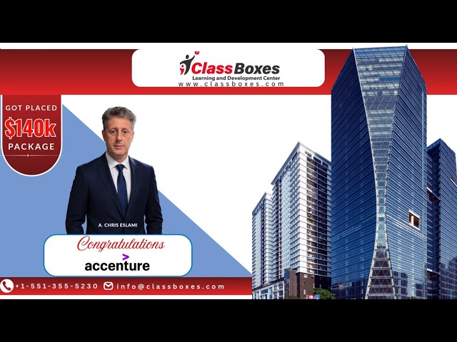 Congratulations to A. Chris Eslami on securing an incredible $140,000 package with Accenture!