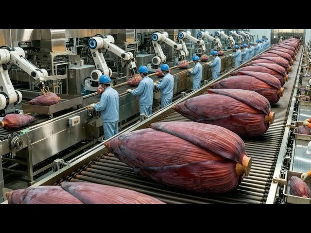 Inside a Banana Plant Blossom Processing Plant: How Banana Blossoms Are Processed (Complete Process)
