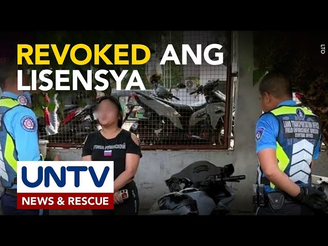 Vlogger na viral dahil sa reckless at distracted driving, tinanggalan ng lisensiya ng LTO