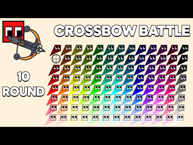 Crossbow Arena 2 - Only One Crossbow for 100 Color Squares | Square League
