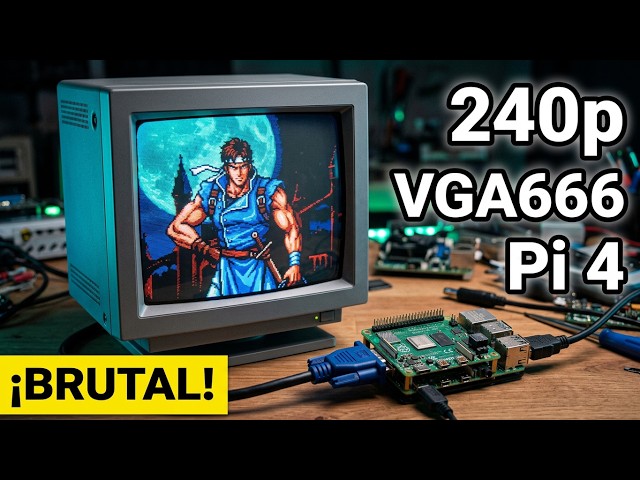 Raspberry Pi 4 + VGA666 + 240p CRT | AmiRecalbox 2026 FULL Edition is here! 🎮