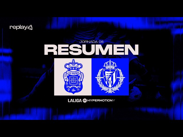 RESUMEN UD LAS PALMAS 2-2 REAL VALLADOLID | J08 LALIGA HYPERMOTION