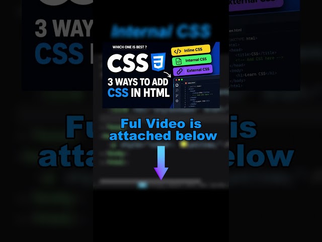 CSS Priority Rule Explained: Inline vs Internal vs External CSS