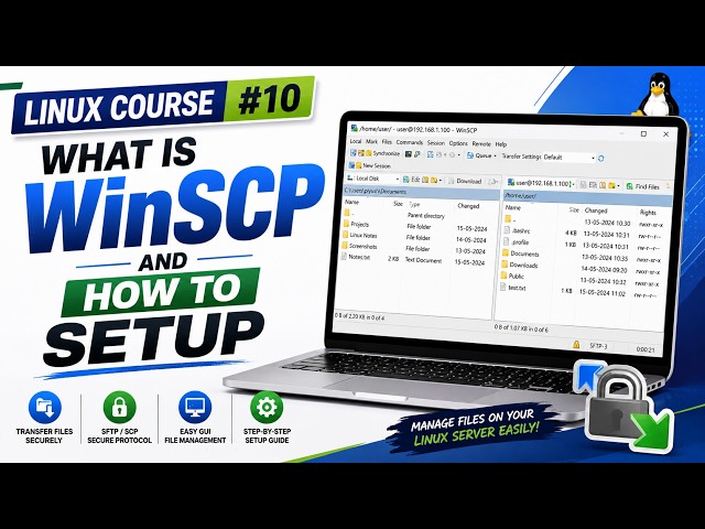 What is WinSCP? How to Install & Setup WinSCP on Windows | SFTP Tutorial (2026)
