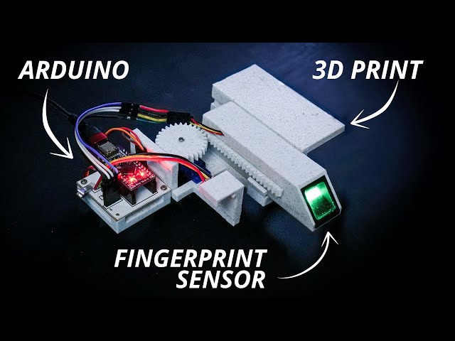 Unlock your PC with a touch: DIY Arduino fingerprint sensor project #tech #diy #pc