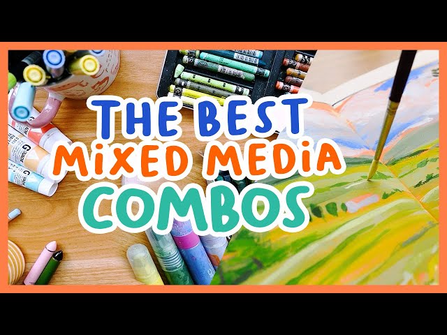 Mixed media art combinations you need to try! 🎨✨