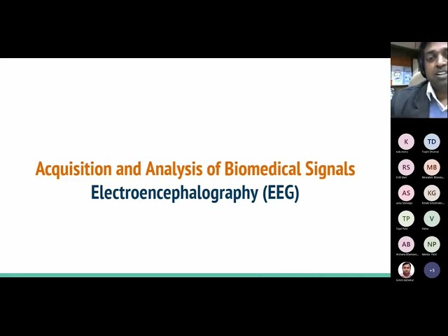 Acquisition and Processing of Biomedical Signals and images using Machine Learning