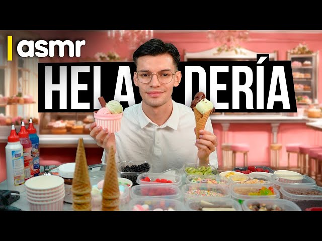 ASMR español roleplay para dormir heladería