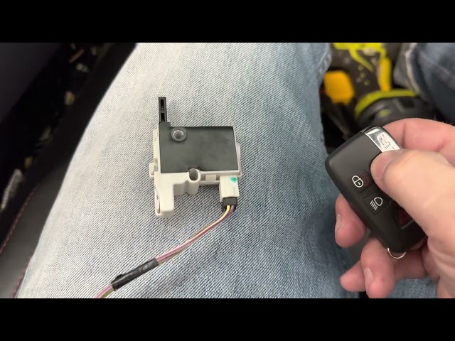 Jaguar F-Type Center Console Lock Actuator (broken)