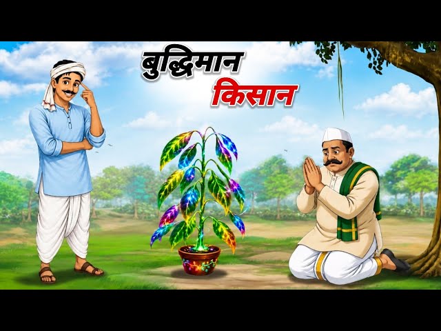 The Wise Farmer | Hindi Moral Story | Hindi Tales | 2D Animated Drama