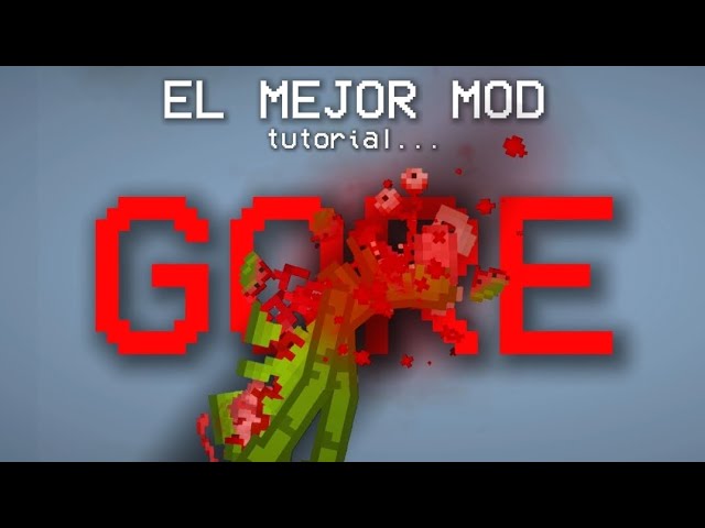 MOD GORE PARA MELON PLAYROUND (como meterlo al juego)