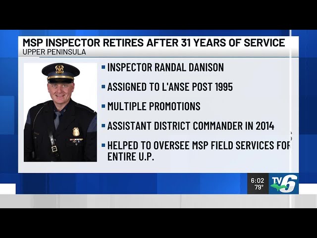 Longtime MSP officer retires after 31 years of service