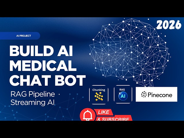 Build a Complete Medical AI Chatbot with LangChain, Pinecone, GPT-4o & Next.js | RAG Tutorial