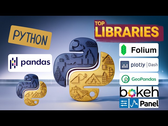 TOP Python GIS Libraries SHOWDOWN: Folium, Plotly, GeoPandas, Bokeh!