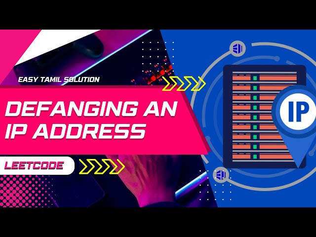1108. defanging an ip address leetcode Java | Tamil Solution in 1 word 🔥