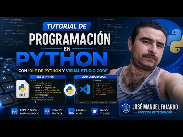 2026 Ejercicio 6 Python operaciones matemáticos en IDLE VS Visual Studio Code