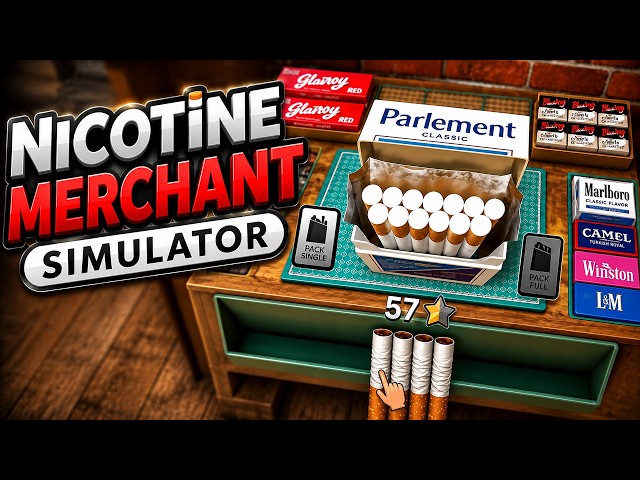 Nicotine Merchant Simulator - Crafting Cigarettes With Cheap Tabaccoo For Customers #1