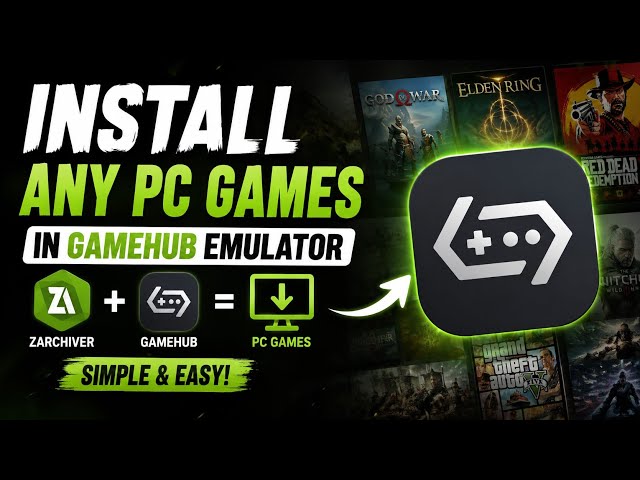 Install ANY PC Game on GameHub Emulator 🔥