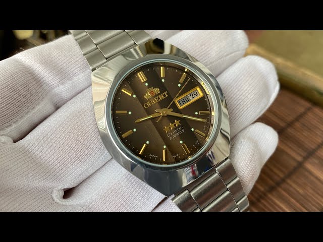Orient 3 Star Crystal automatic watch 