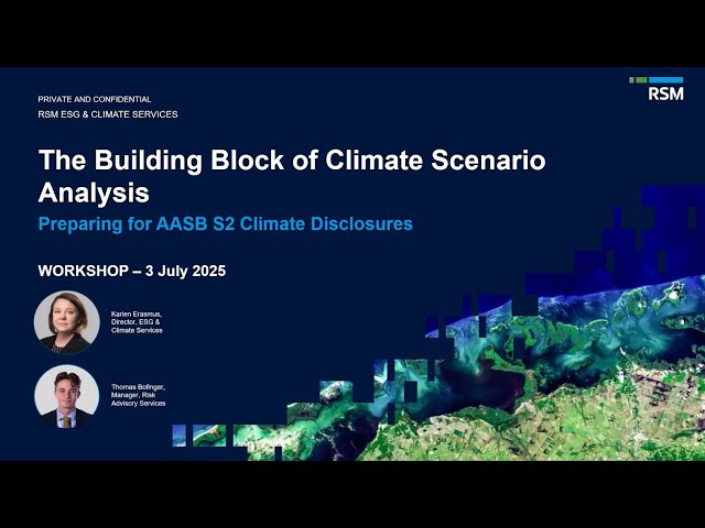 The building block of climate scenario analysis | Webinar