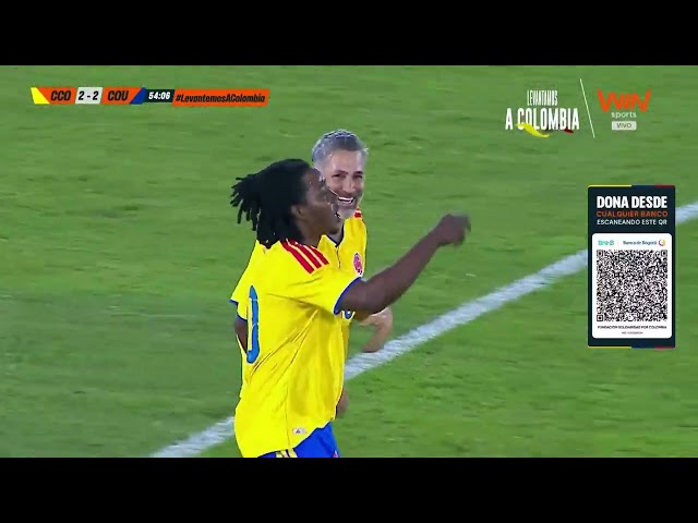 ⚽ Goals from the Let's Lift Up Colombia friendly match