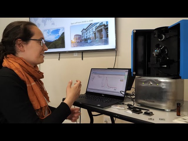 Fluxim R&D software and hardware for OLED, OPV and perovskite solar cells workshop at Display Week