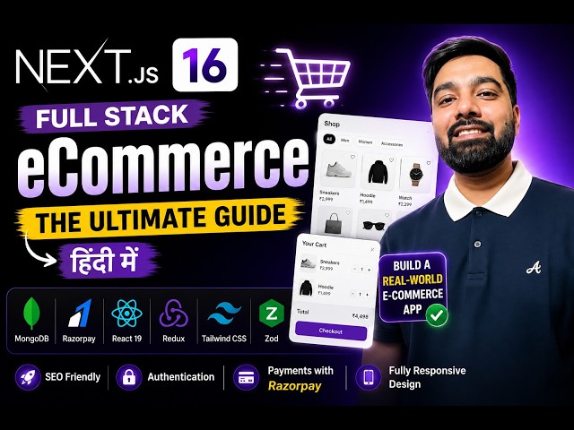 Next.js 16 Full Stack eCommerce: The Ultimate Guide Hindi