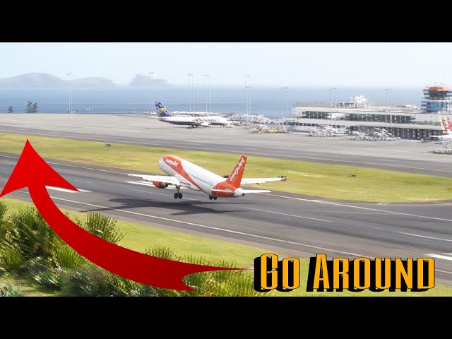 DOUBLE GO-AROUND at Madeira! SAME Aircraft Struggles Twice! 🌪️✈️