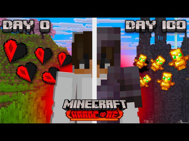 I SURVIVED 100 DAYS OF HARDCORE MINECRAFT