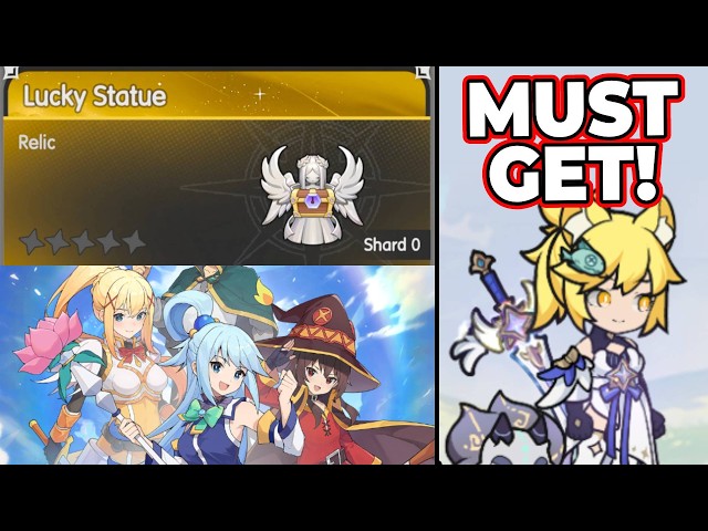 MUST BUY RELIC TOMORROW + KONOSUBA COLLABORATION! Sword x Staff update