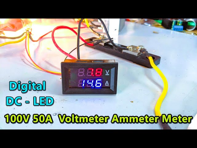 I Tested Volt & Current Meter (0-100V)/ (0-50A) Digital LED Module | How to use Module | POWER GEN